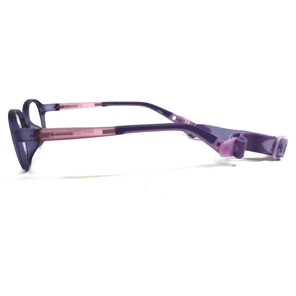 Miraflex Kids Goggles Eyeglasses Frames ELKI Purple Square Full Rim 41-16-113